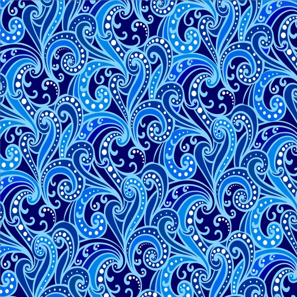 Красочный Абстрактный Фон Синих Волн Векторная Миграция — стоковый вектор