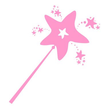 Sihirli değnek, vektör çizimi