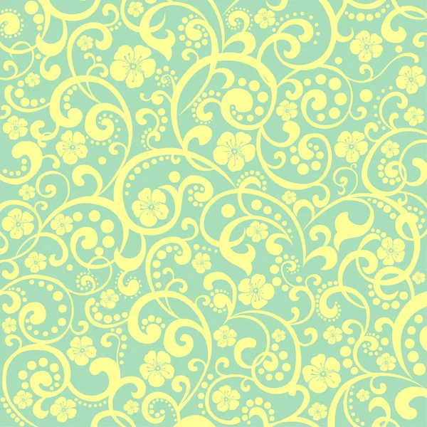 Vector Illustration Easter Background Floral Pattern — Stock vektor