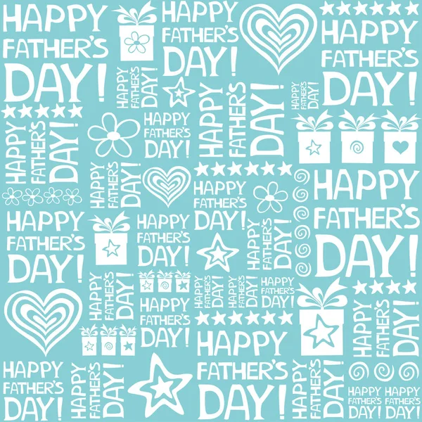 Happy Father Day Pateern Vector Illustration — Stock Vector