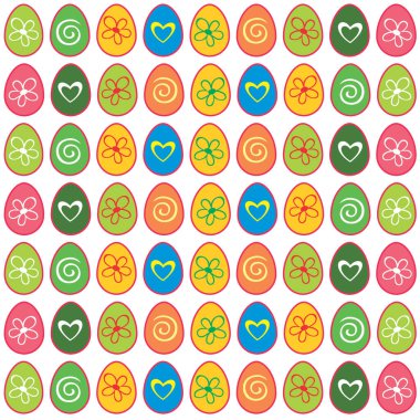 Paskalya yumurtalarında kusursuz desen