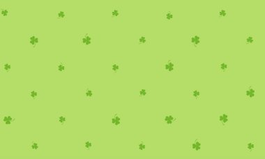 St. Patrick'ın gün arka planda yeşil renkler. Seamless modeli.