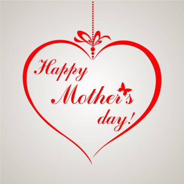 Happy Mother's Day! Greeting card. 