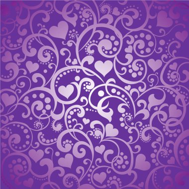 Sevgililer Günü 'nün kusursuz kalp izleri. Görüntü