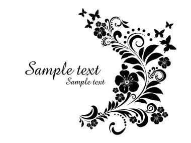 Flower background. Flower isolated on White background. illustration