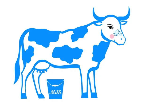 Milk Design Template Vector Illustration — Vetor de Stock