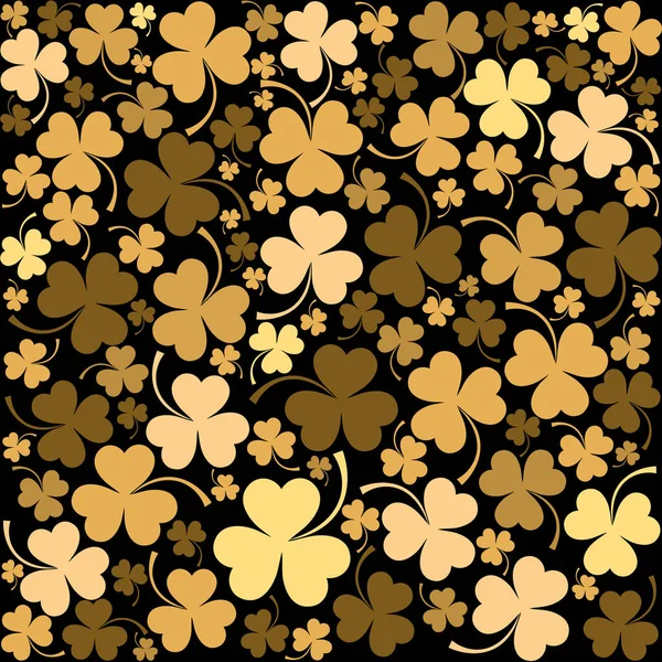 St. Patrick'ın gün arka planda yeşil renkler. Seamless modeli.