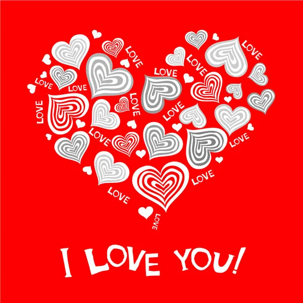 Happy Valentine Day Card Celebration Mint Background Red Heart Place — Διανυσματικό Αρχείο