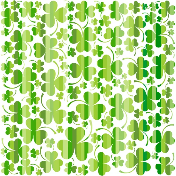 Patrick Day Hintergrund Grünen Farben Nahtloses Muster — Stockvektor