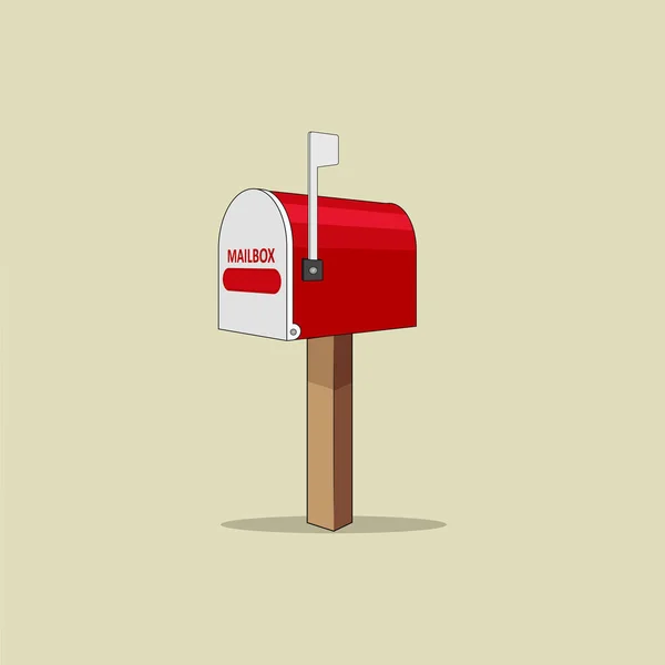 Gráficos Vetoriais Cartoon Mailbox —  Vetores de Stock