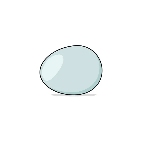 孤立アヒルの卵の漫画のベクトルグラフィックス — ストックベクタ