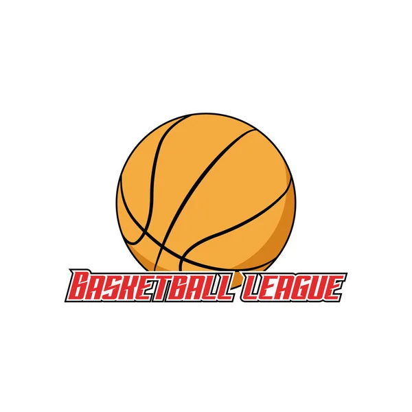 Baloncesto Liga Logo Vector Gráficos — Vector de stock