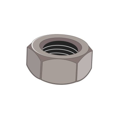 İzole edilmiş fındık 3d vektör grafikleri