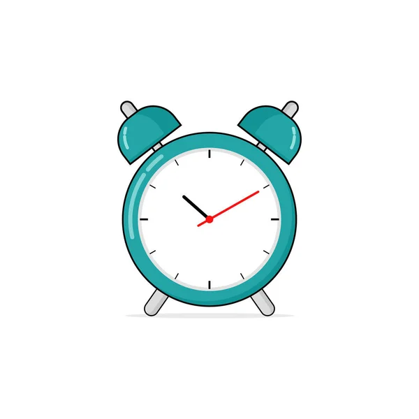 Isolated Alarm Clock Cartoon Vector Graphics — Stockvektor