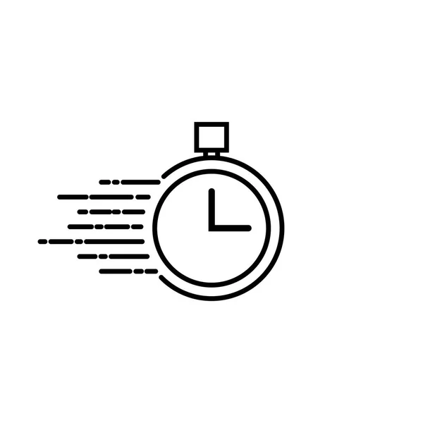Stopwatch Icon Vector Graphics — Stock Vector