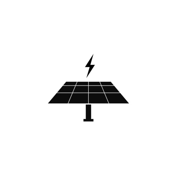 Icon Vektorgrafik Für Solarmodule — Stockvektor