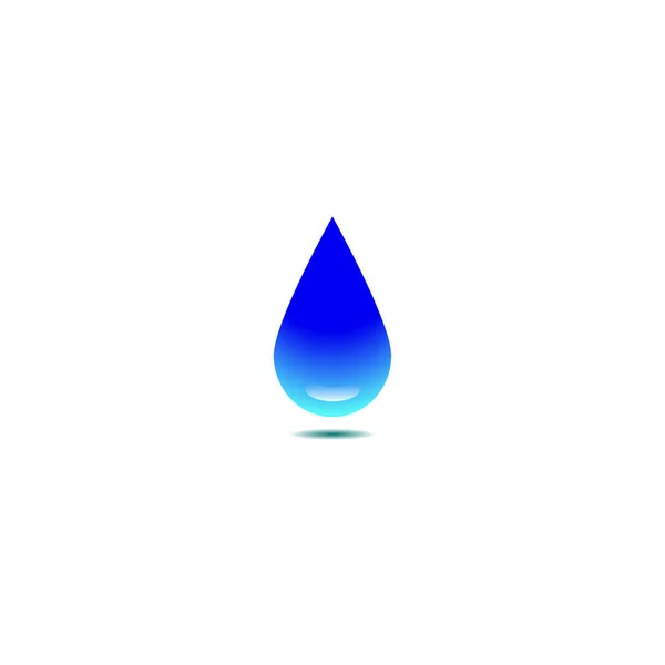 Isolated Water Drop Vector Art Graphics — Stock Vector