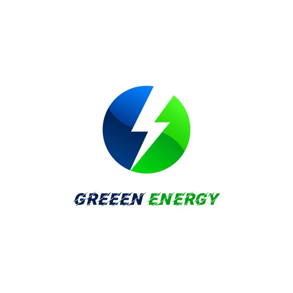 Vectorafbeeldingen Van Het Logo Voor Groene Energie — Stockvector