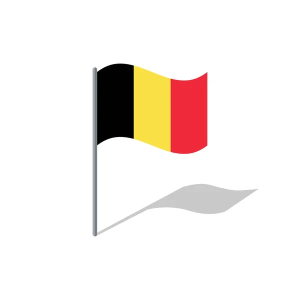 Бельгійський Прапор Векторній Графіці — стоковий вектор