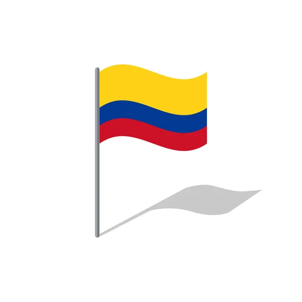 Bandera Colombia Gráficos Vectoriales — Archivo Imágenes Vectoriales