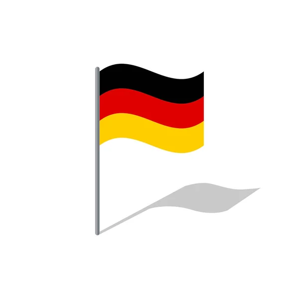 Drapeau Allemagne Sur Les Graphiques Vectoriels — Image vectorielle