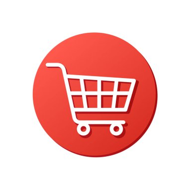 Sepet simgesi sosyal medya hikayeleri için ön plan kapağı, online alışveriş, bir kart düğmesine ekle