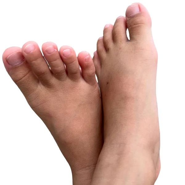 Little Legs Feet Background — Stock Photo, Image
