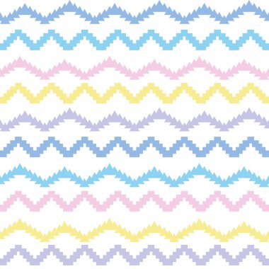 Kabile vektörü kusursuz desen. Dalga Aztek geometrik süslemeleri.