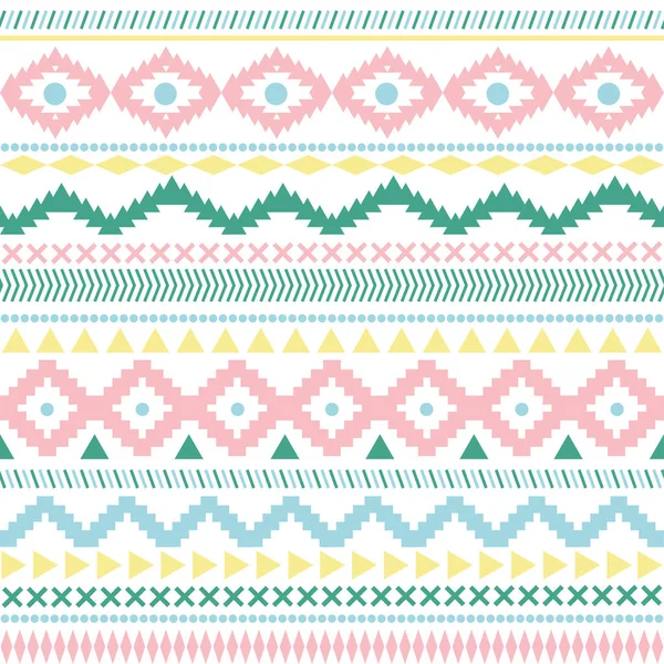 Renkli kabile Navajo kusursuz desen. Etnik hipster arka planı. Grunge soyut geometrik sanat baskısı. Duvar kağıdı, kumaş tasarımı, kumaş, kağıt, ambalaj, kartpostal, tekstil.