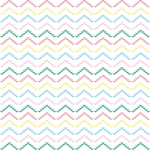 Kabile vektörü kusursuz desen. Aztek geometrik süslemelerini salla. Renkli pastel üçgen desen, geometrik şekillerin retro deseni.