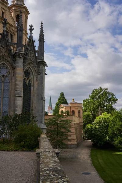 Schwerin Alemanha Julho 2021 Vista Castelo Schwerin Tarde Verão — Fotografia de Stock