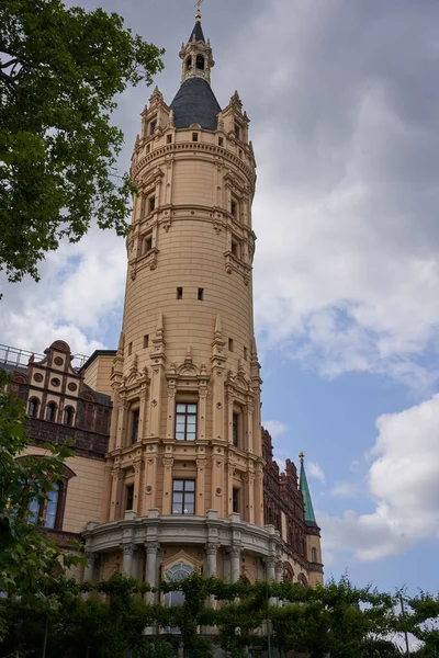 Schwerin Alemanha Julho 2021 Vista Castelo Schwerin Tarde Verão — Fotografia de Stock