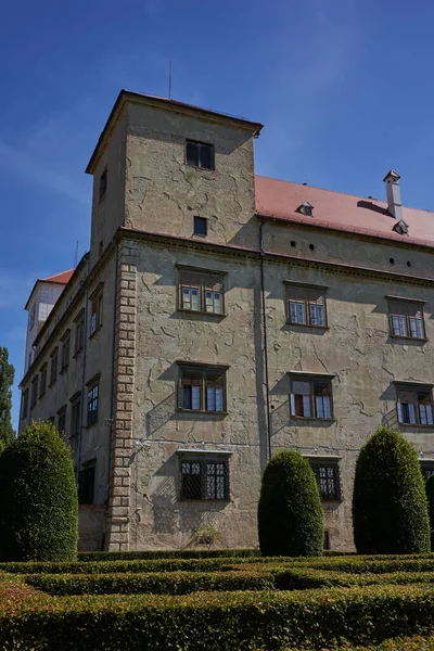 Bucovice Repubblica Ceca Settembre 2021 Castello Rinascimentale Quattro Ali Costruito — Foto Stock
