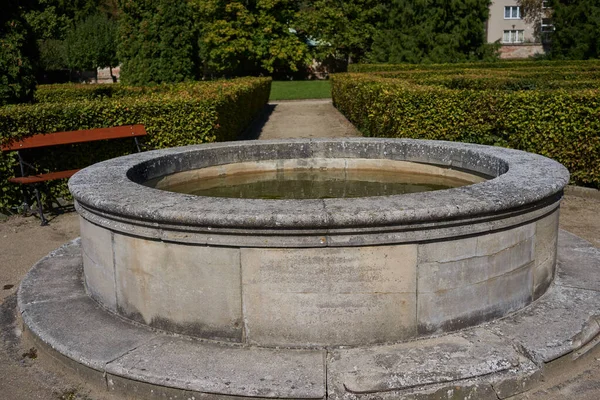 Bucovice Tsjechië September 2021 Renaissance Kasteeltuin Zonnige Zomermiddag — Stockfoto