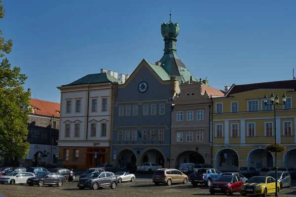 Litomerice República Checa Septiembre 2021 Plaza Paz Litomice Gran Espacio — Foto de Stock