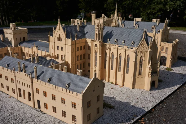 Marianske Lazne Czech Republic September 2021 Miniatures Park Boheminium Castle — Fotografia de Stock