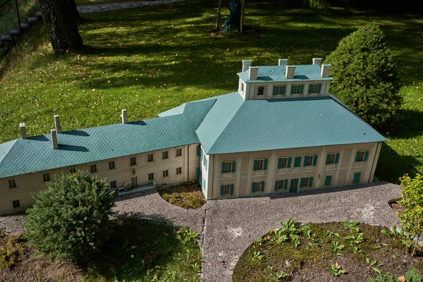 Marianske Lazne Τσεχία Σεπτεμβρίου 2021 Miniatures Park Boheminium Chateau Ratiborice — Φωτογραφία Αρχείου