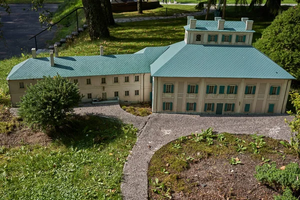 Marianske Lazne Czech Republic September 2021 Miniatures Park Boheminium Chateau — Fotografia de Stock
