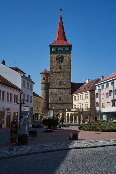 Jicin República Checa Marzo 2022 Símbolo Principal Ciudad Alta Masiva — Foto de Stock