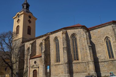 Jicin, Çek Cumhuriyeti - 20 Mart 2022 - Loyola Katolik Kilisesi                               