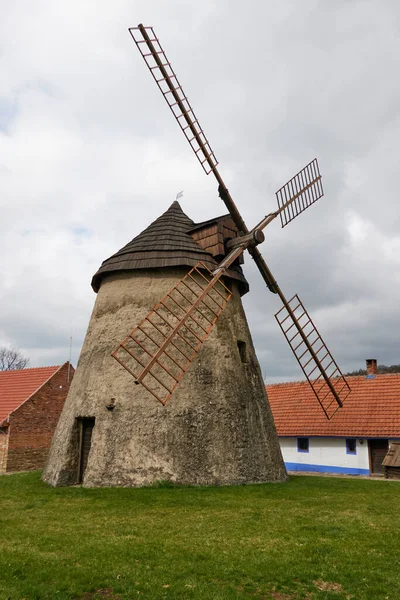Kuzelov Czech Republic April 2022 Old Windmill National Cultural Monument — Stock Photo, Image