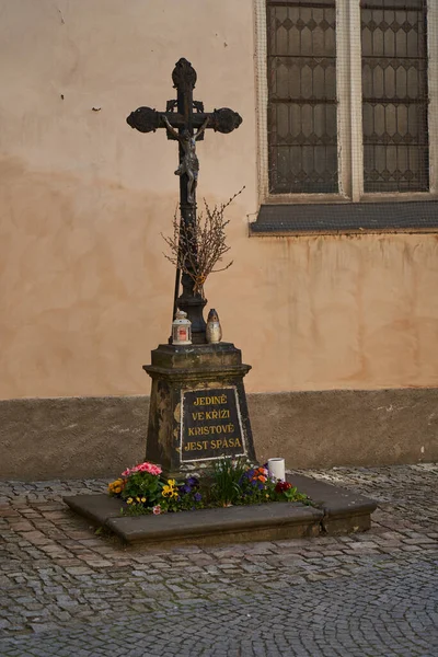 Beroun Tsjechië Mei 2022 Kerk Van James Beroun Een Barok — Stockfoto