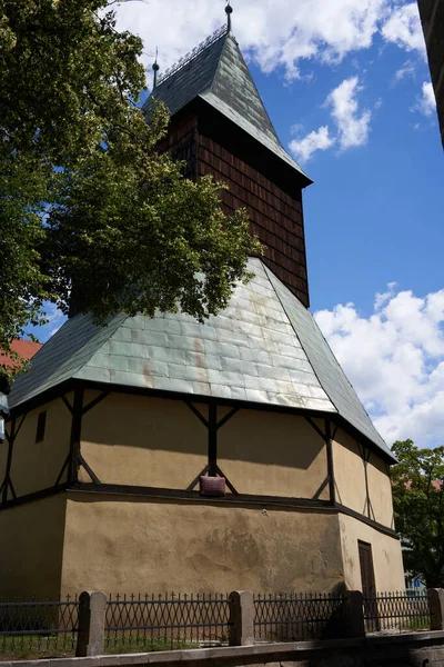 Rakovnik Czech Republic July 2022 Wooden Bell Tower Church Bartholomew — Stok fotoğraf