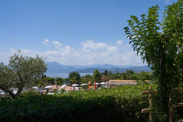 Lazise Italy July 2022 Beautiful View Lake Garda Piani Clodia — Stok fotoğraf