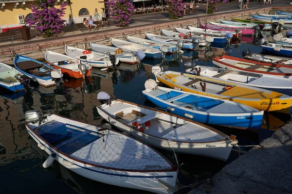 Bardolino Italy July 2022 One Biggest Most Beautiful Harbors Lake —  Fotos de Stock