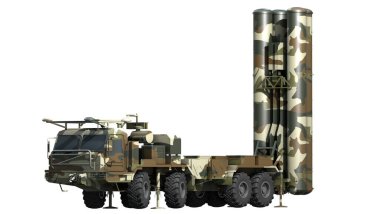 Mobil yüzeyden hava füze sistemine S300 - 3d Resim