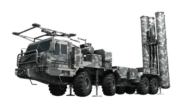 Mobil yüzeyden hava füze sistemine S300 - 3d Resim