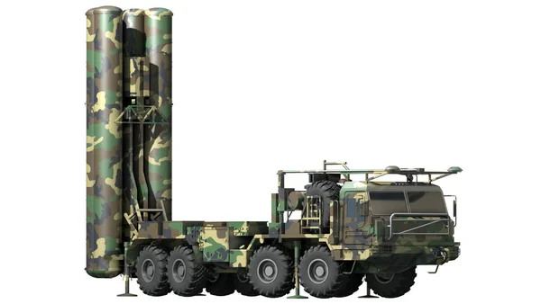 Mobile Surface Air Missile System S300 Rendered Illustration — Stock Photo, Image