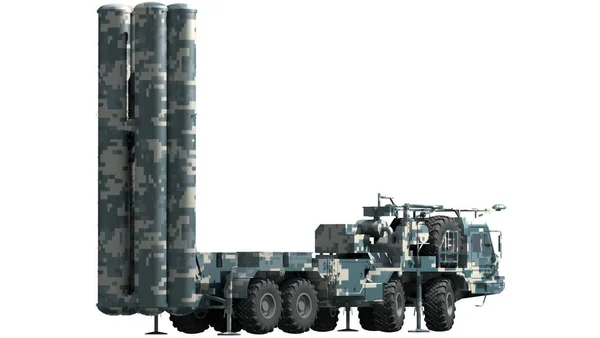 Mobile Surface Air Missile System S300 Rendered Illustration — Stock Photo, Image