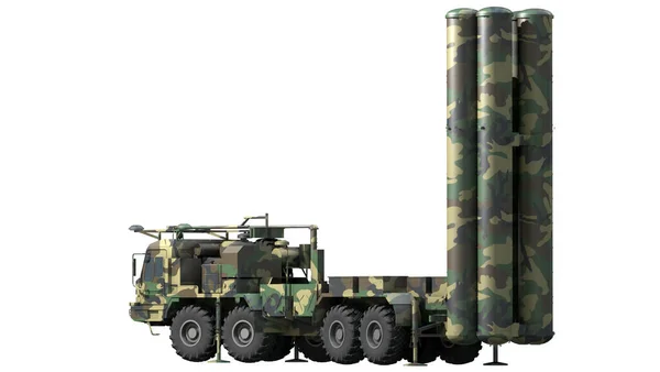 Mobile Surface Air Missile System S300 Rendered Illustration — Stock Photo, Image